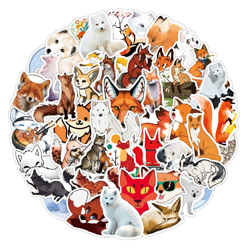 Fox Cute Stickers