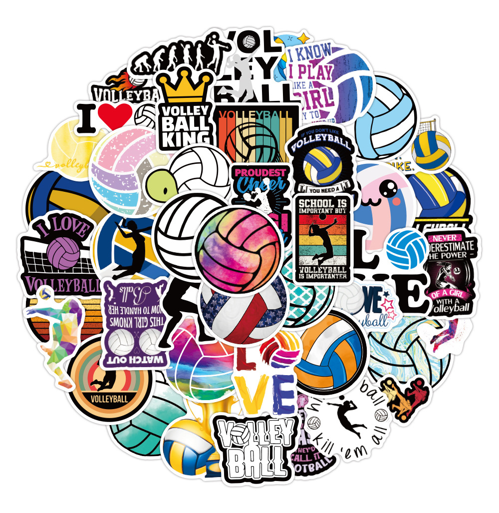 Volleyball Sports Series Stickers