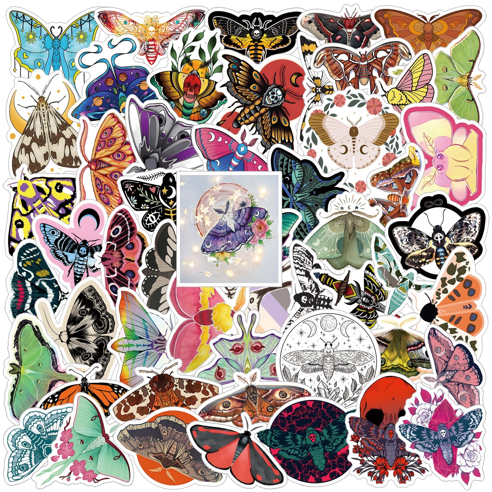 Ghost butterfly Stickers