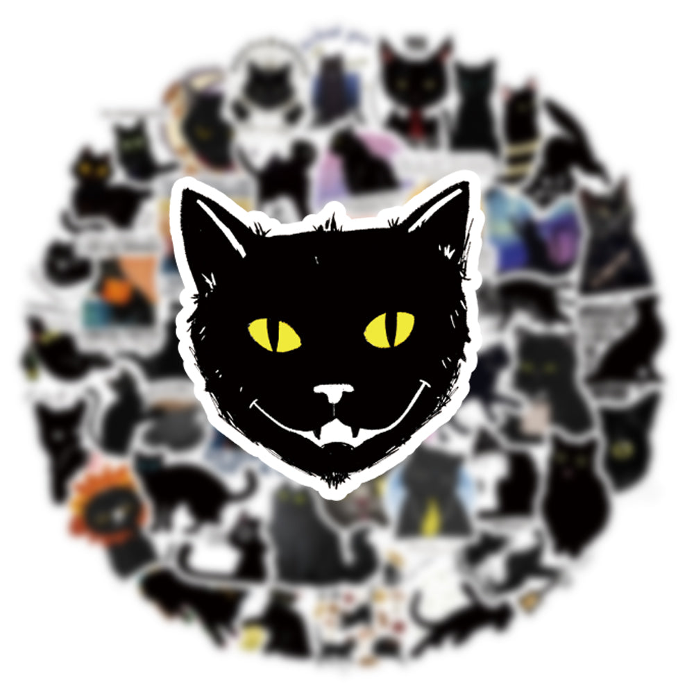 Black Cat Stickers