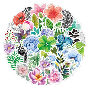 Fesh Flower Plants Scrapbook Stickers