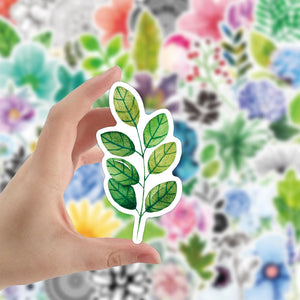 Fesh Flower Plants Scrapbook Stickers