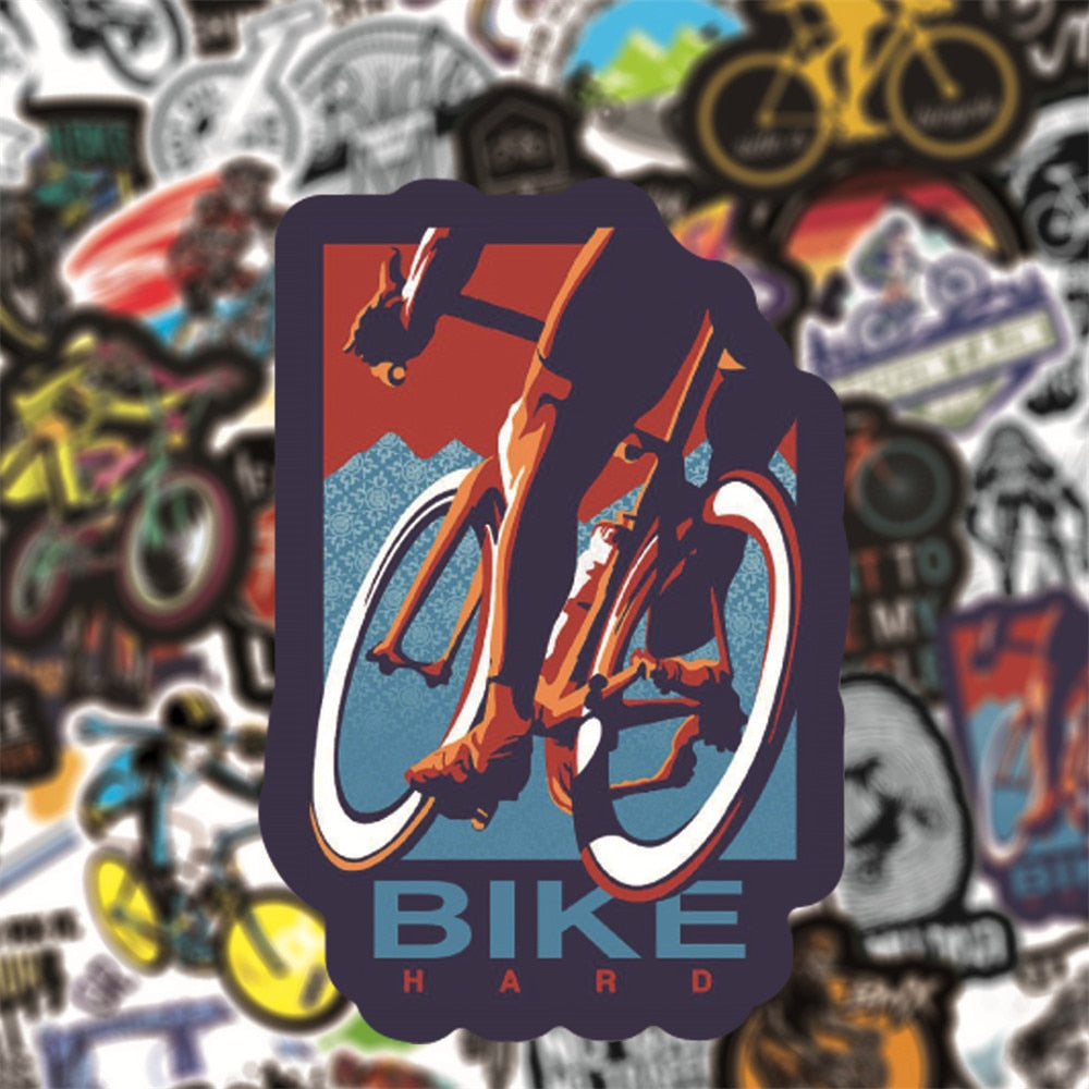 Mountain Biking Stickers