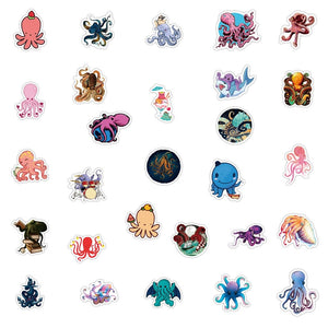 Octopus Sea Stickers