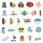 Outdoor Hawaii Aloha Surfing Stickers