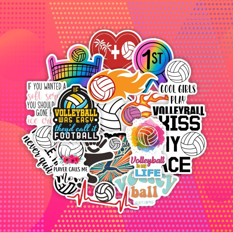 Volleyball Sports Series Stickers