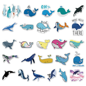 Whale Ocean Animal Stickers