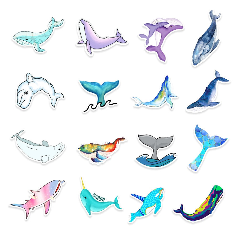 Ocean Animal Fish Stickers