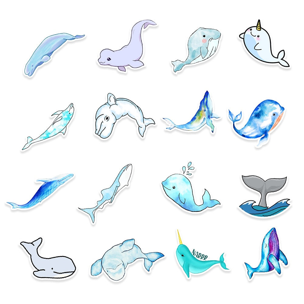 Ocean Animal Fish Stickers