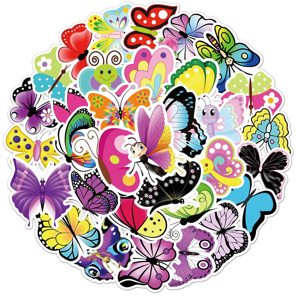 New Creative Butterfly Classic Stickers