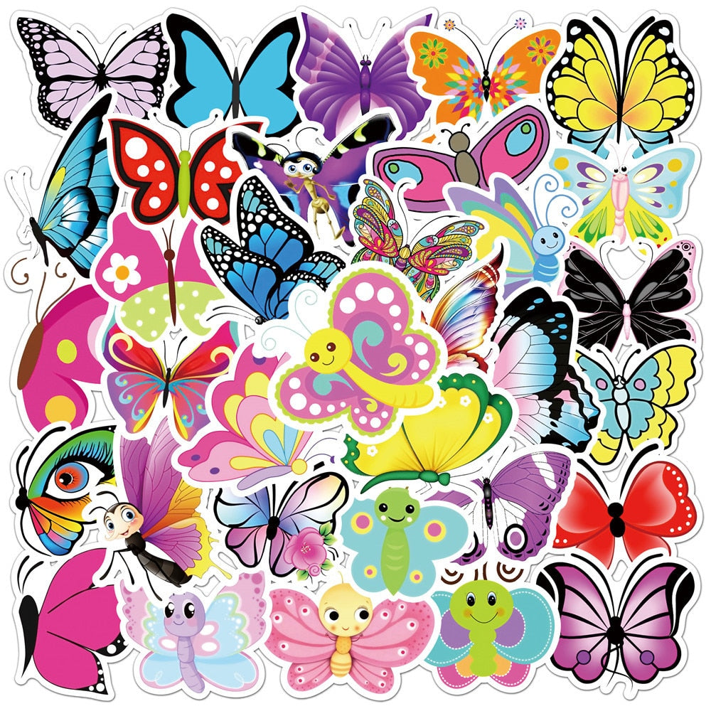 New Creative Butterfly Classic Stickers