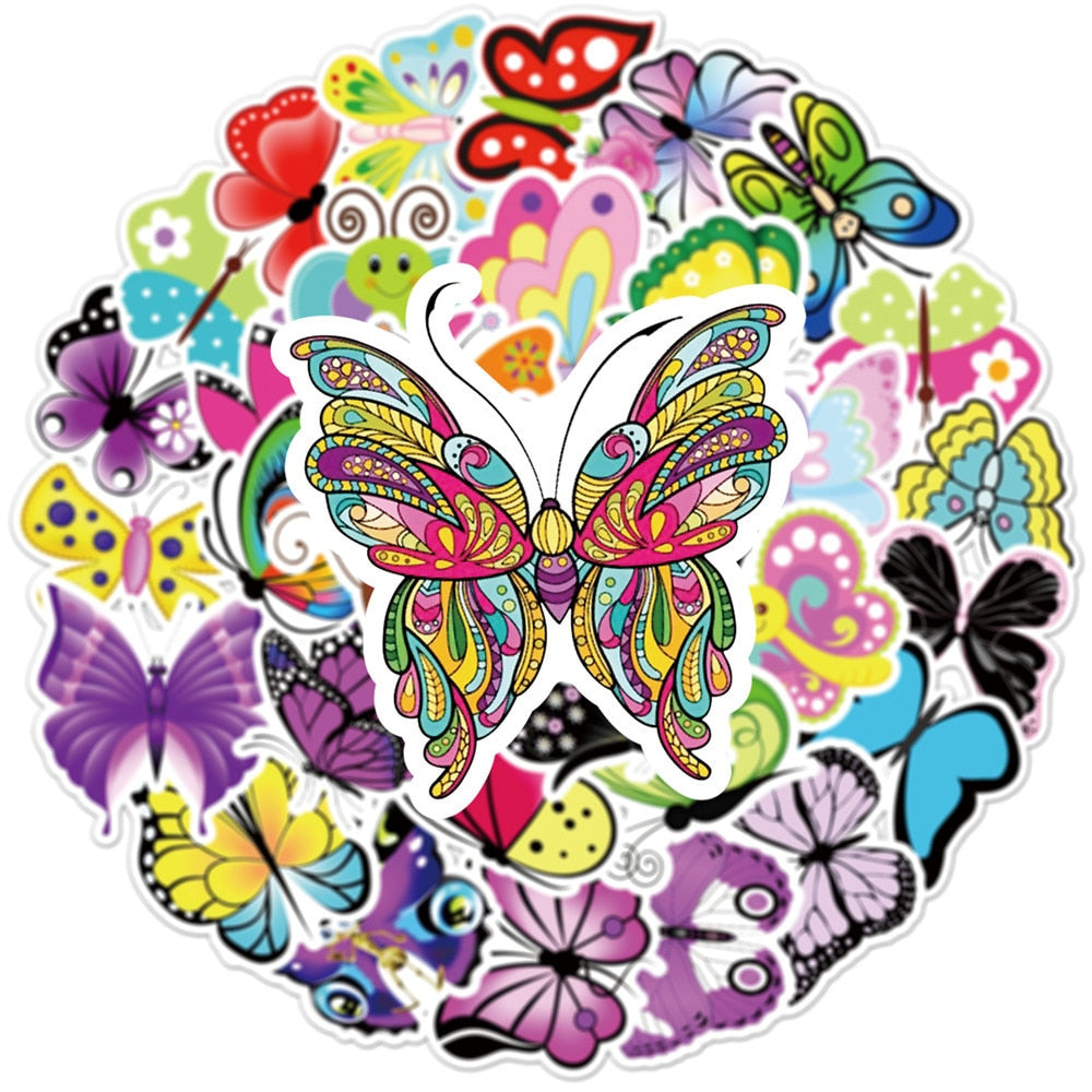 New Creative Butterfly Classic Stickers