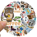 Owl Series Brid Stickers