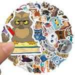 Owl Series Brid Stickers