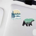 Natural Forest Pack Outdoor Travel Stickers