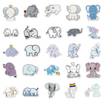 Elephant Cute Love Peace Stickers